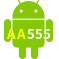 Aplicativo AA555 para Android